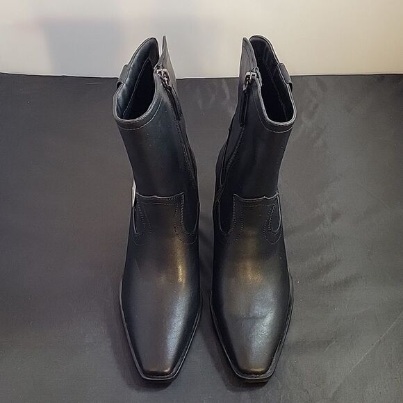 BRAND NEW SCOOP NYC WOMEN'S WESTERN MID -CALF HEELED BOOTIES - Picture 3 of 16